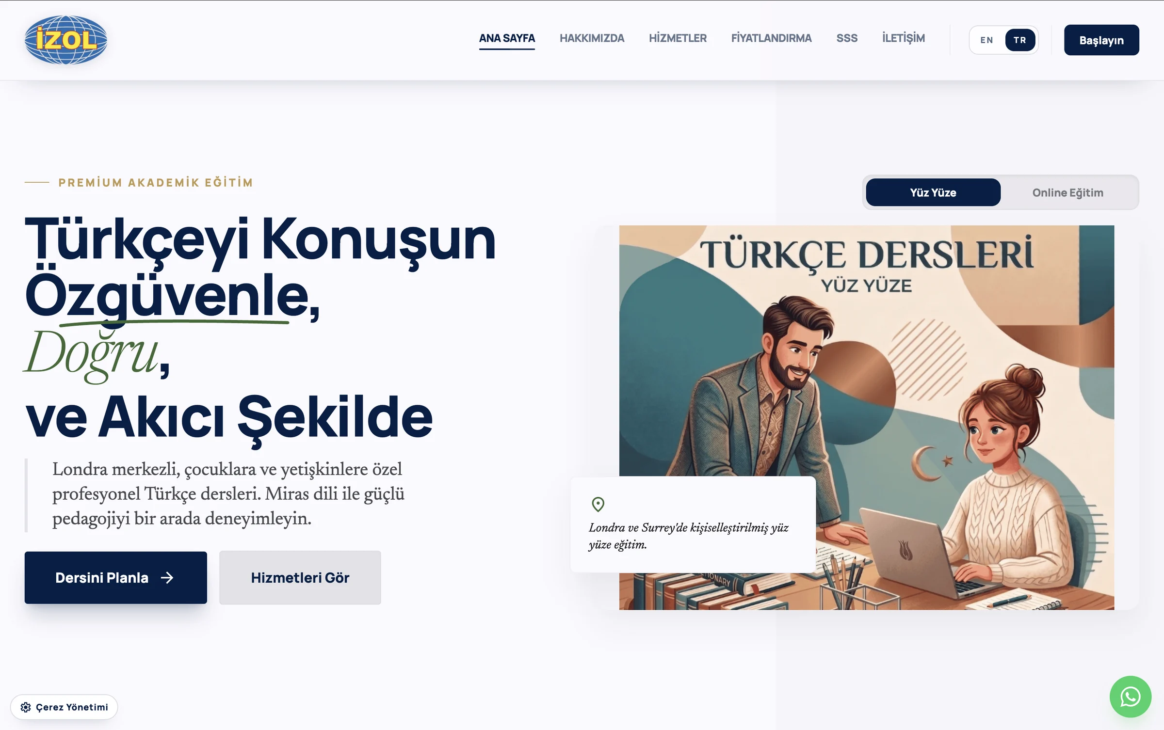 Izol Tutor — Website